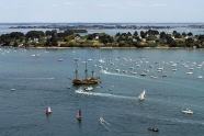 Photo aérienne - Île-aux-Moines - France